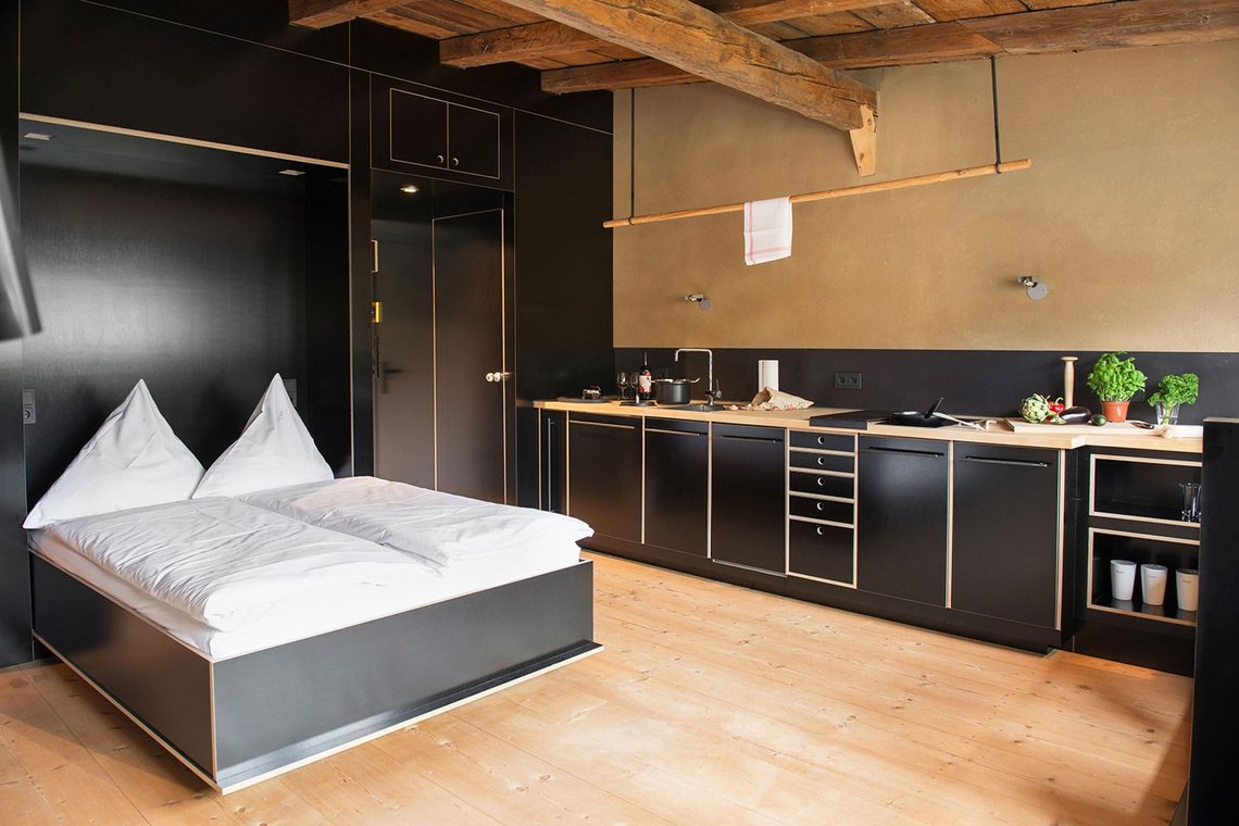 Gästehaus berge Apartment K3 Sleep Kitchen