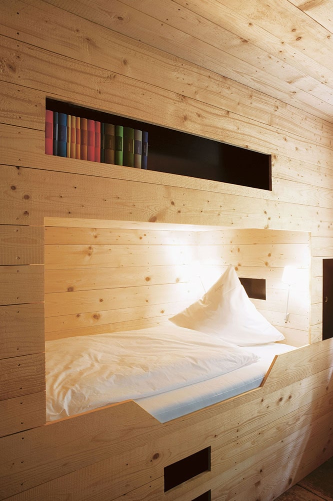 Gästehaus berge Apartment Bergebude Sleeping Shelf